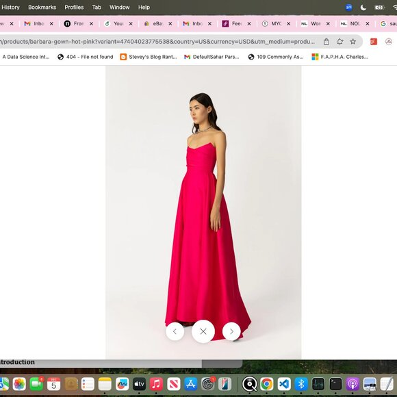 Sau Lee Barbara Dress Size 2 New with tags - Picture 2 of 3